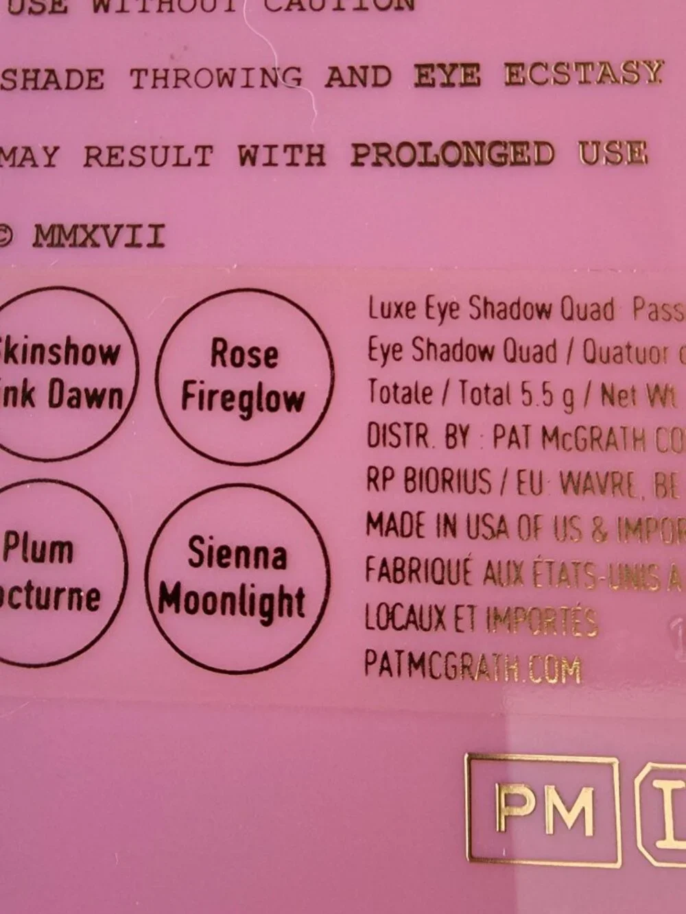 Pat McGrath Labs Luxe Eye Shadow Quad - Passion Fleur
